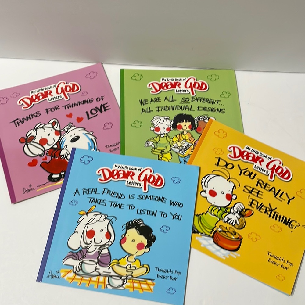 Dear God Letters Book Set of 4 NEW